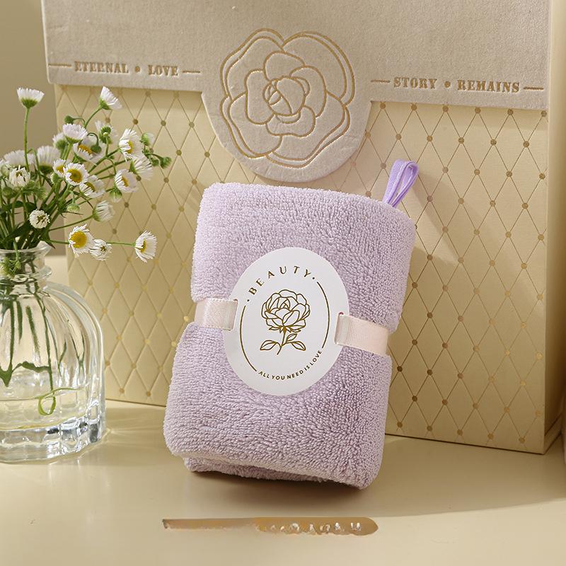 Hand Towel Can Be Hung with Hand Towel Coral Velvet Absorbent Wedding Return