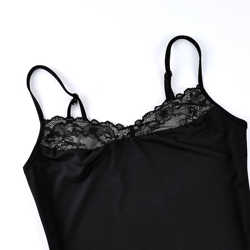 European and American Fashionable Sexy Lace Slip Dress, A-line Skirt, Spring/summer New Versatile Dress for Women