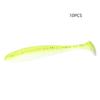 Fishing 10pcs Ttail Soft Lure Grouper Snapper Snakehead Perch Bait Longcasting