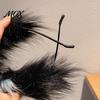 Carnival Masquerade Props Cat Ears Headband, Soft Fuzzy Headband for Men Women, Furry Hairhoop Faux Fur Animal Headwear Cosplay Costume Halloween