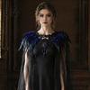 Gothic Shoulder Wrap Feather Cloak for Men Women Halloween Tulle Cape with Dance Performance Shawl Shrug Witch Cosplay Costume Party Festival Outfit