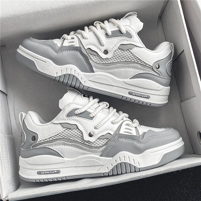 Cross 2026 Retro Platform Shoes: Non-slip, Height-Enhancing, Versatile Sneakers for Spring, Summer, and Autumn.