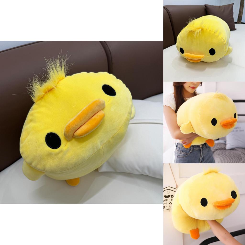 Adorable 40cm Yellow Duck Plush Pillow Comfortable For Sleeping Soft Stuffed Toy