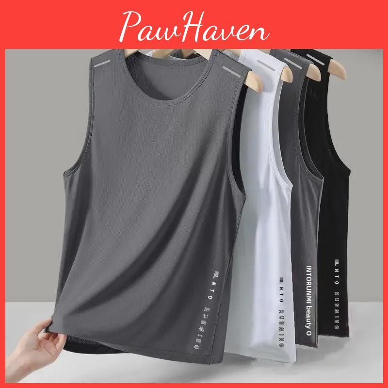 Quickdry Sleeveless Mens Mesh Vest Breathable Lightweight Summer Sportswear