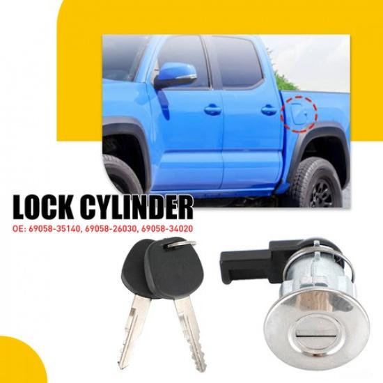 Fuel Door Lock Cylinder & Keys Fit Toyota 1995-2004 Tacoma 2000-2003 Tundra EOOH