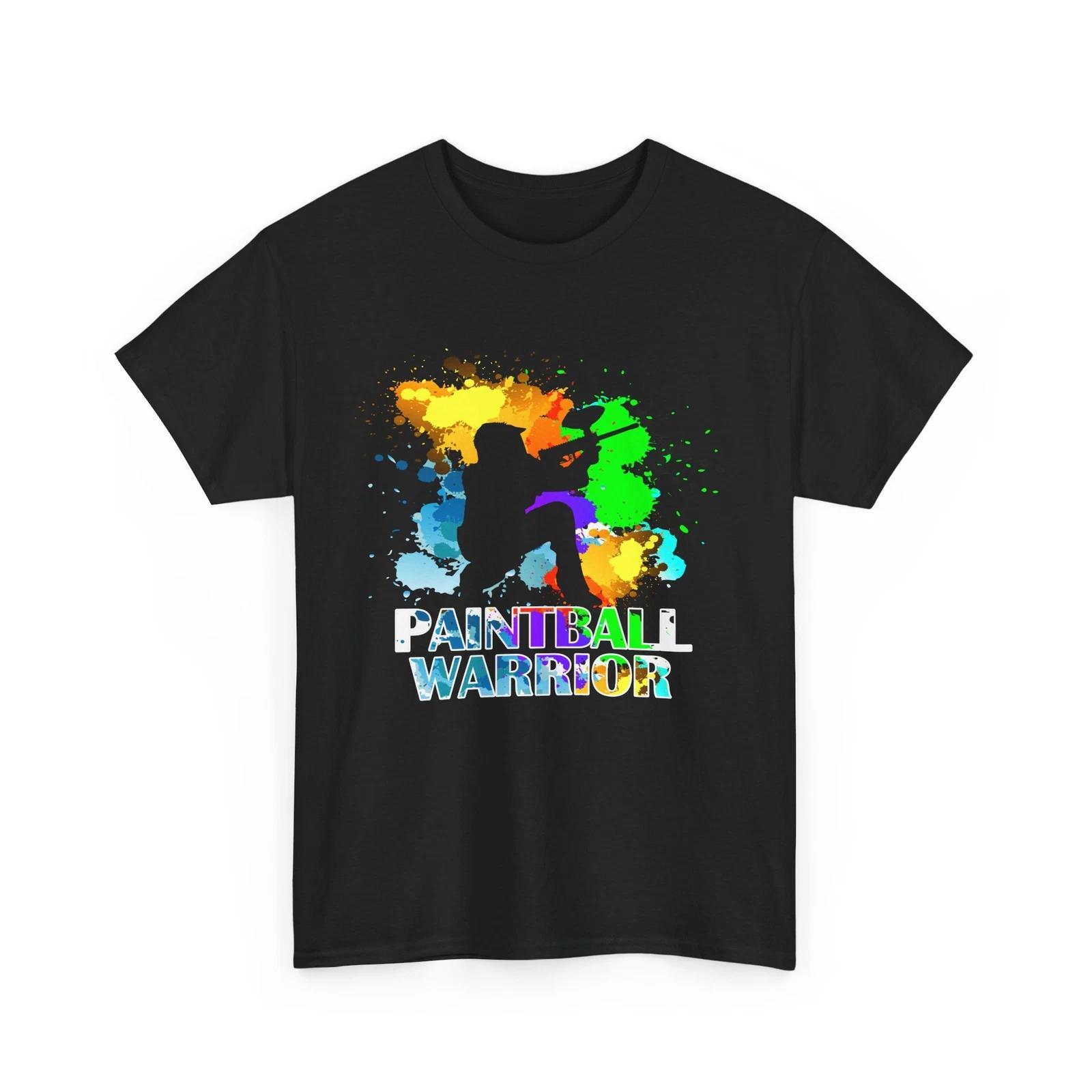 Paintball Shirt, Paintball Player Paintball Warrior Sports Lovers T-shirt XL