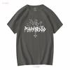 MARTYRDOD Kors T Shirt Vintage Washed Soft Slightly Designer Clothes Versatile Streetwear Top For Everyday Wear Casual Unisex