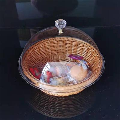 Cestino per il pane, vassoio per servire cibo, frutta, imitazione rattan intrecciato