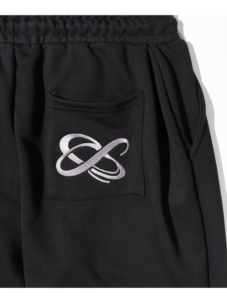 MASSNOUN Unmeasured Logo Double-Pleat Sweatpants Mfitp001-Bk