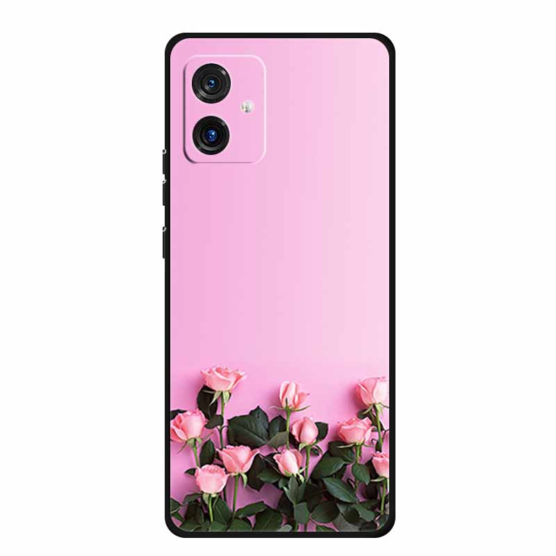 For Motorola G14 4G Case Animals TPU Silicone Soft Cover Phone Cases for Moto G14 G 14 MotoG14 PAYF0010IN Shockproof Wolf Fundas