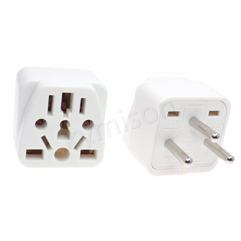Universal Israe IL Plug Adapter 3 Pin EU Euro AU US UK To Israel Travel Adapter Electric Power Cord Charger Socket Outlet 10A