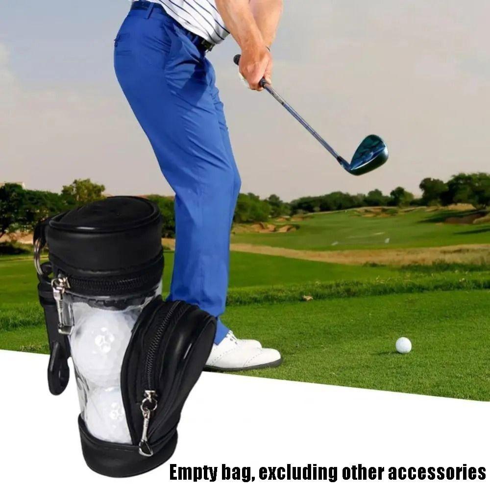 Waterproof Golf Ball Waist Pack Can Hold 3 Balls Golf Waist Pouch Golf Ball Storage Bag  Gift