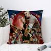 Federa per cuscino con stampa di J-Justin e B-Bieber, regalo a tema cartoni animati, copricuscino per camera da letto, casa, divano, sedia, decorazione per cuscino.