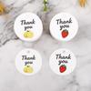 Round Strawberry Lemon Gift Tag - Thank You Hang Card