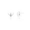 Vivicate [925 Silver]VIVI Plump Heart Earrings_WHITE