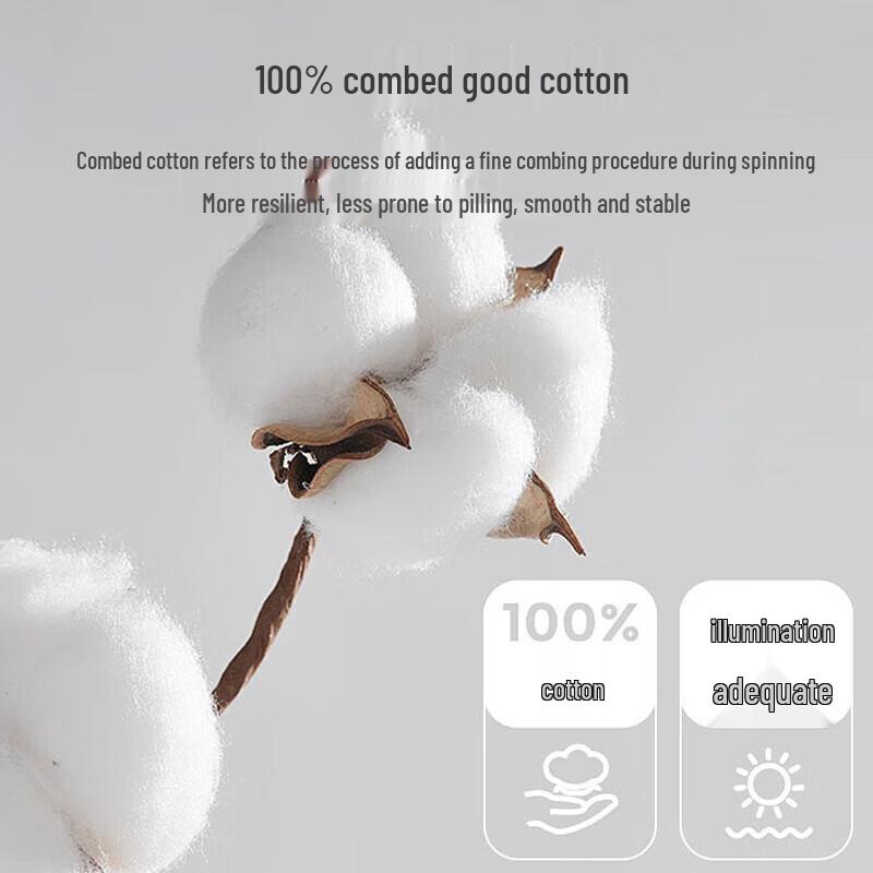 Yiershuang Women's Pure Cotton Short Sleeve Lounge T-Shirt