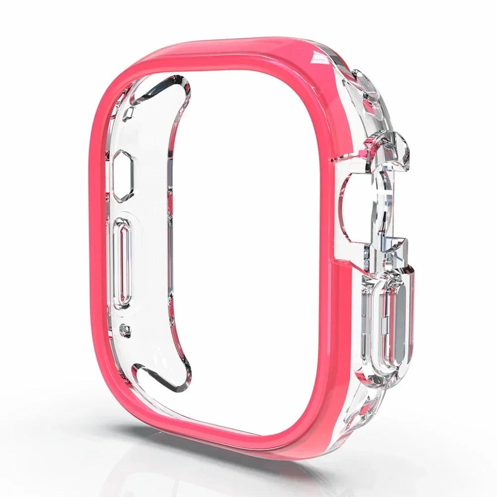 

PC+TPU Cover for Apple Watch Ultra Case 49mm 45mm 41mm Smartwatch Screen Protector iWatch series 8 7 6 5 4 SE watch cases 44mm 49mm