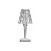 Lampe de Table Diamant 3 Couleurs Lampe de Table Barre LED Cristal Rechargeable Capteur Tactile Gradation Lampe de Chevet