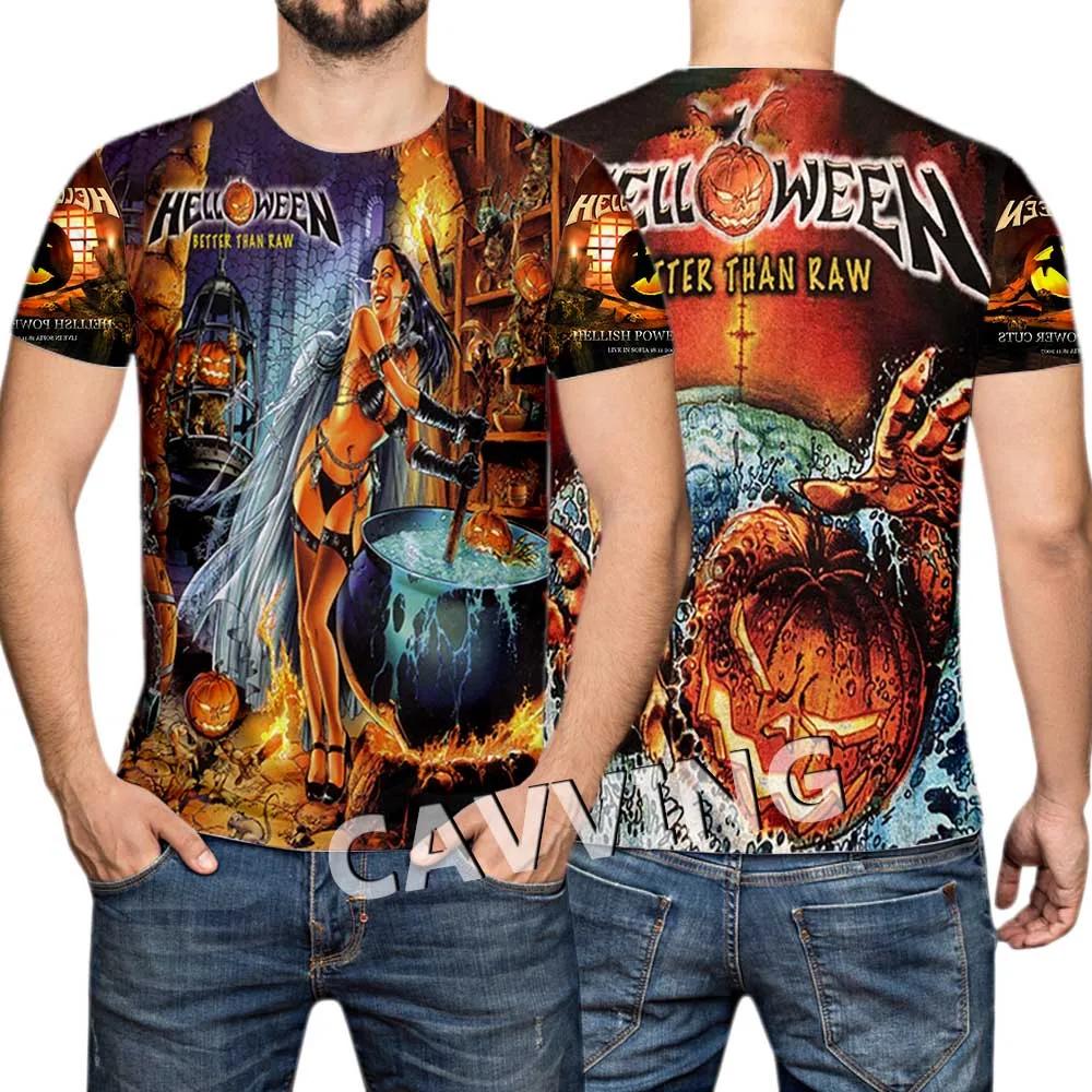 New Fashion Women/Men's 3D Print  Helloween Band  Casual T-shirts Hip Hop Tshirts Harajuku Styles Tops Clothing