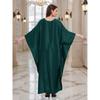 Gold Luxury Beach Dress Woven Holiday Robe Loose Plus Size Turkish Kaftan Dress