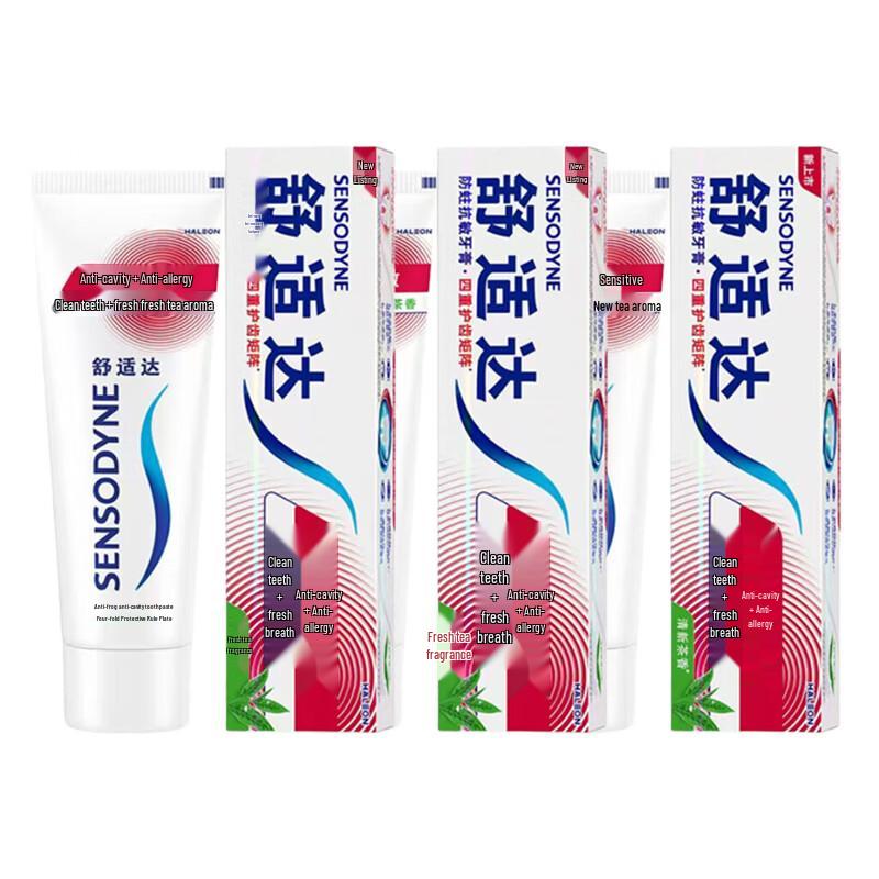 Sensodyne Anti-cavity Anti-sensitivity Fresh Tea Toothpaste