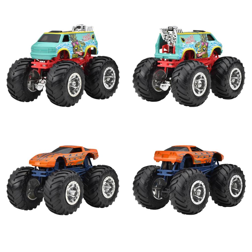 Hot Wheels Monster Truck Assorted Vehicle Mini Ages 164 Toys, Cars, 8-Car Box, 3+, Multi-Purpose, 983F-FYJ44