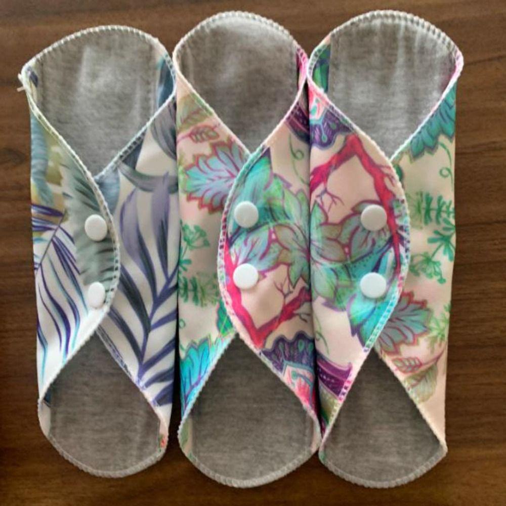5Pcs 23CM Reusable Sanitary Pads Graphene Panty Liner Breathable Nursing Pad for Women Lady Care