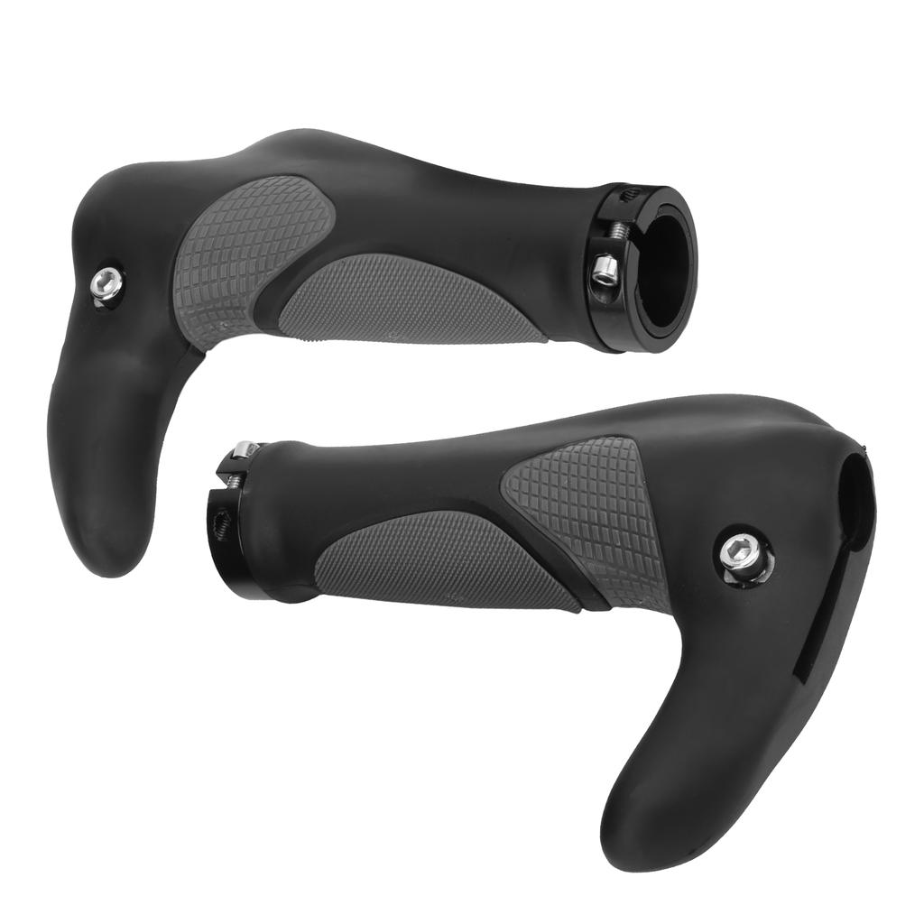 1 Pair Mountain Bike Handlebar Cover Nonslip Handle Grip Bar Rubber Horn Bicycle Grips