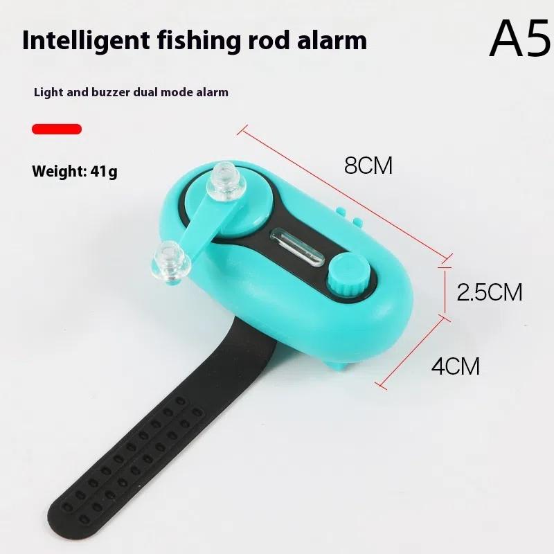 Рыболовный сигнализатор Электронный зуммер Индикатор Сирена Сигнализатор поклевки Морская удочка Индикатор Звук Свет Сигнализация Рыболовный сигнализатор Рыболовные аксессуары as the picture