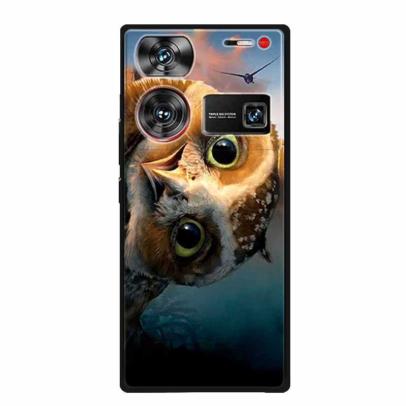 For ZTE Nubia Z60 Ultra Case Animals Soft Silicone TPU Cover Phone Cases For ZTE Nubia Z60Ultra 5G Protective Cool Wolf Coque