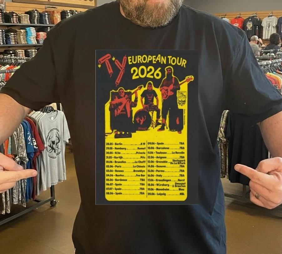 Ty4listening European Tour 2026 Shirt 3XL