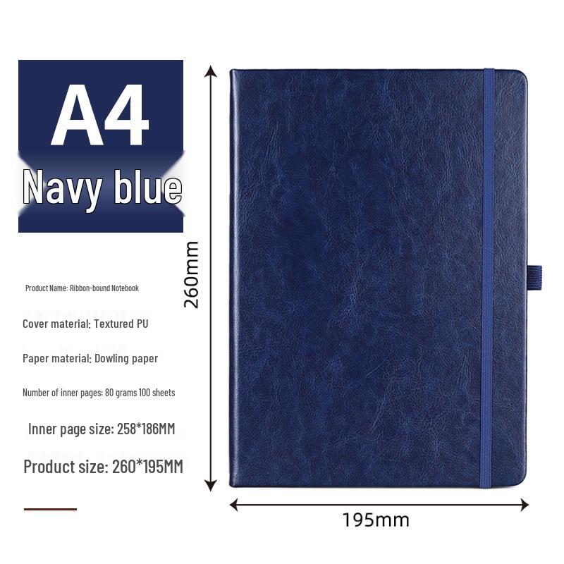 A5 Custom Ribbon Hardcover Notebook for Students and Professionals