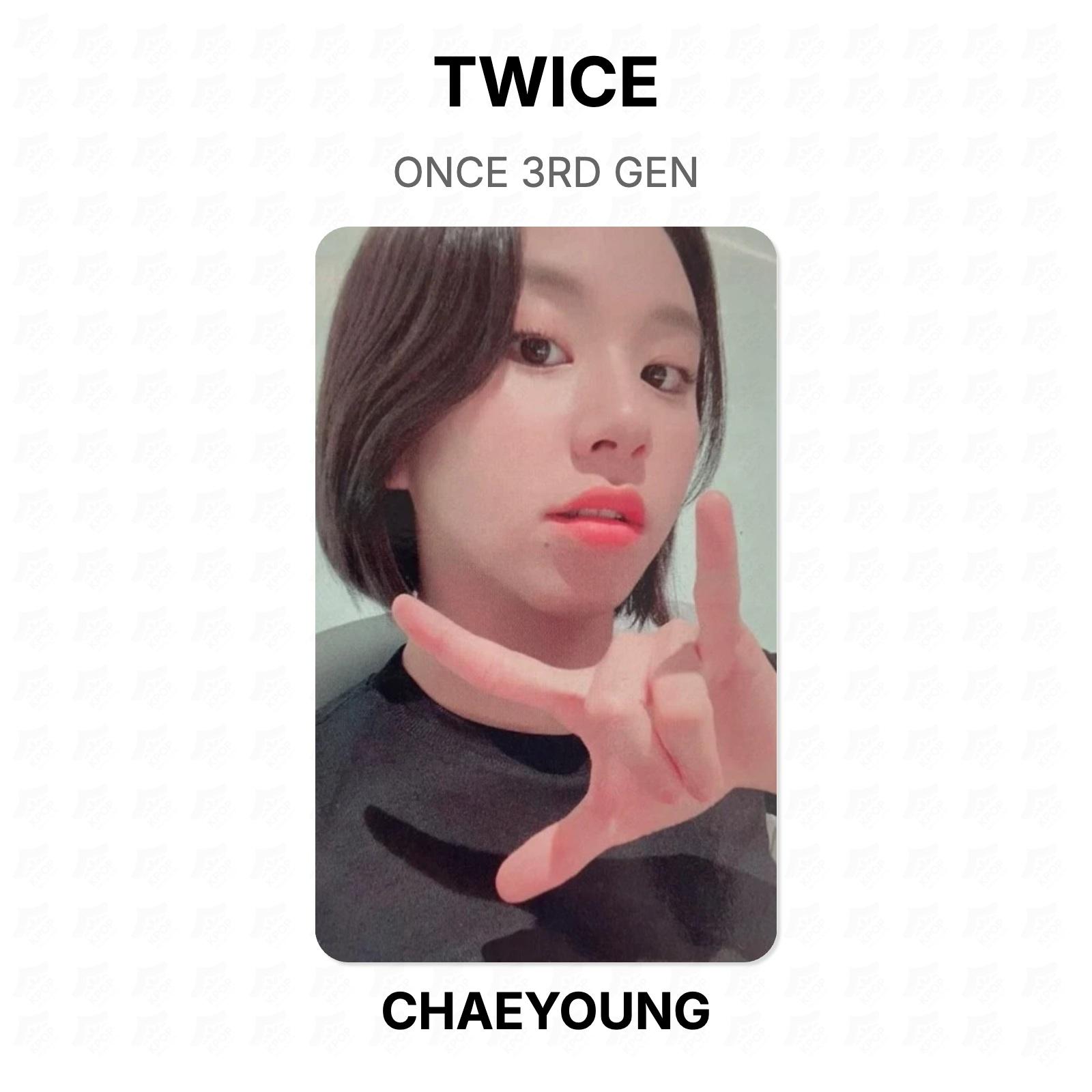 TWICE ONCE 3RD GEN Official Photocard CHAEYOUNG