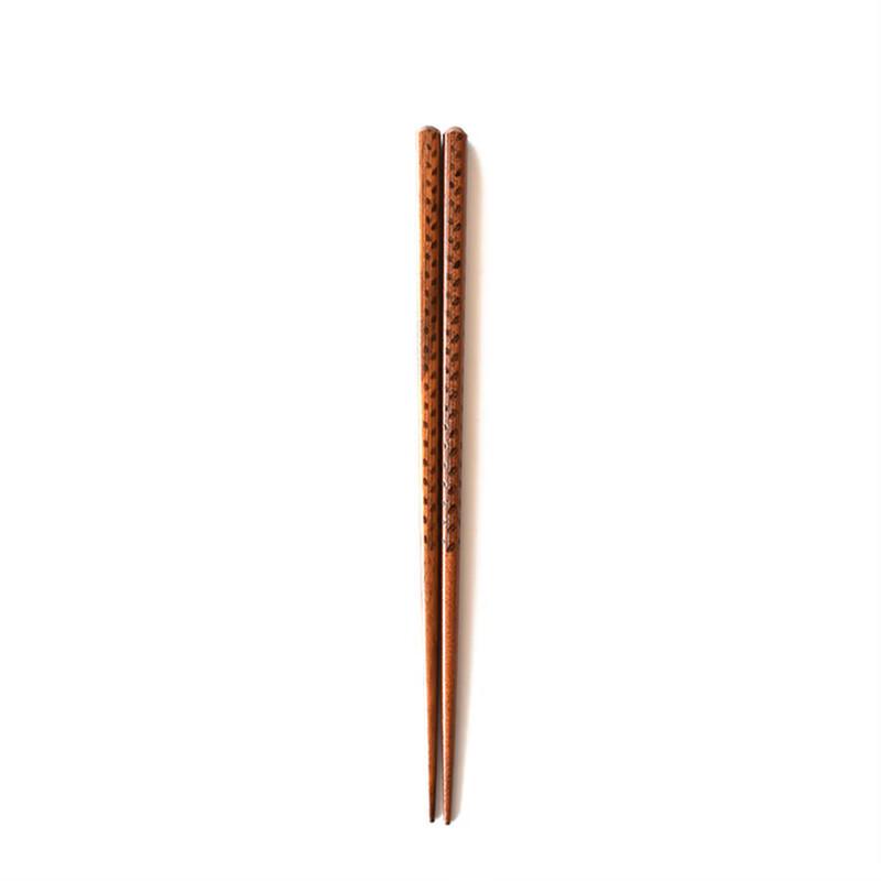 Japanese Style Rice Ear Pattern Wooden Chopsticks