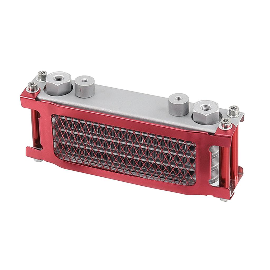 Ölkühler, Motorrad-Aluminium-Ölkühlungs-Kühlersystem für Monkey Bike 50-140ccm Dirt Bike ATV Motocross Zubehör