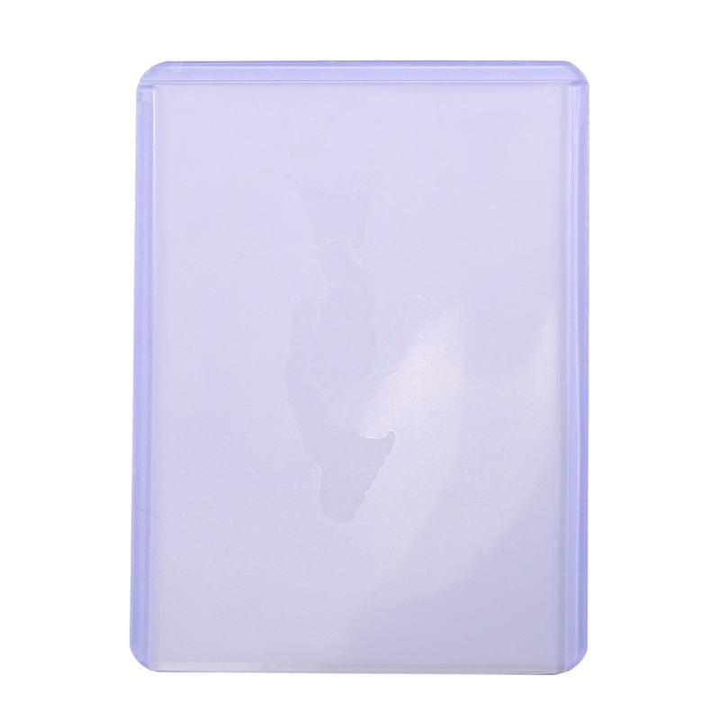 Transparent Card Sleeve with Protective Film Clear Card Holder Idol Photo Game Card Toploaders Cover