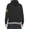Nike Bedruckter Hoodie mit großem Logo und gestickten Buchstaben für Herren, Oberteile, Schwarz DD6169-010
