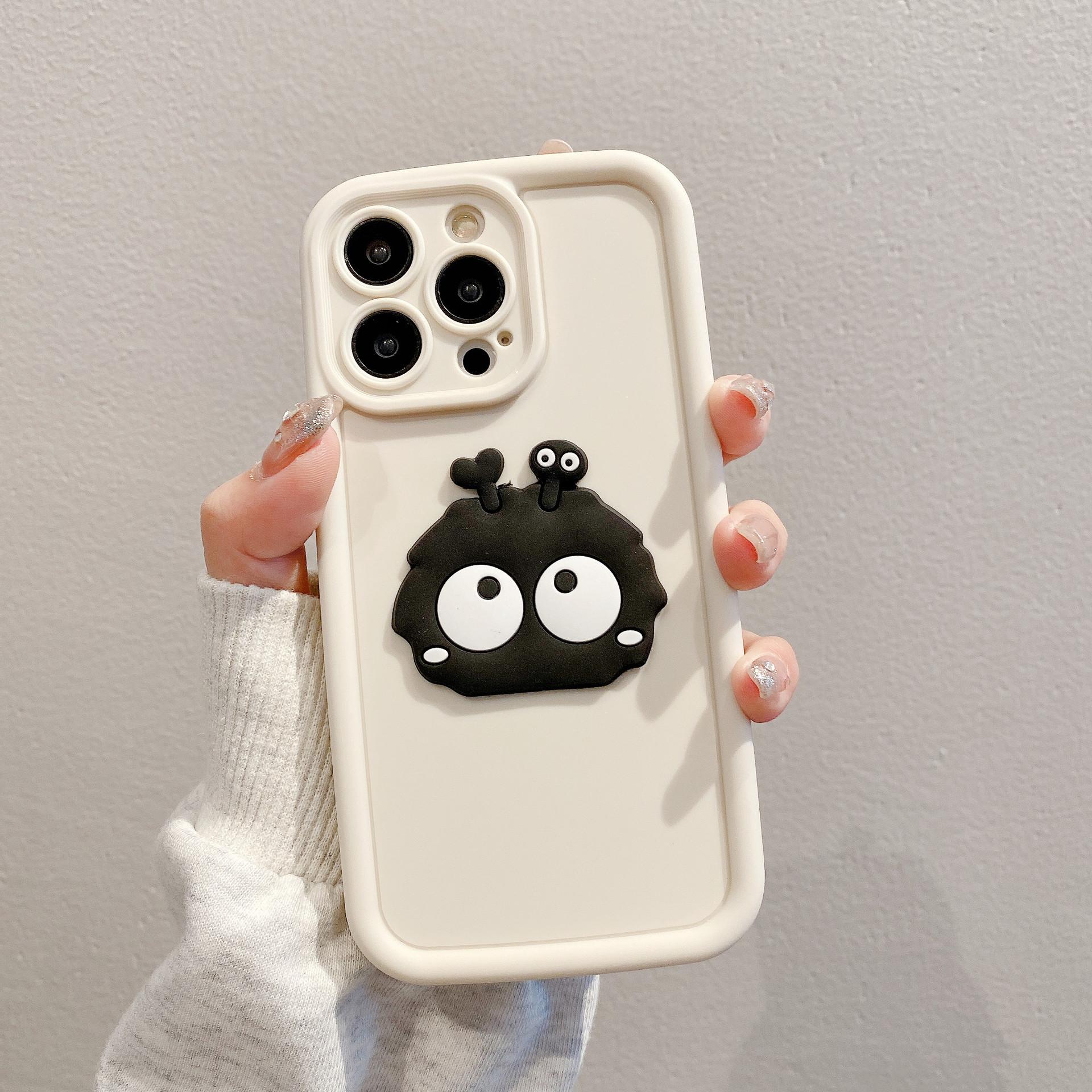 

Подходит для Apple 16PRO Cute Coal Ball, полнофункциональный чехол для мобильного телефона, чехол для iPhone XR/11, защитный чехол из ТПУ от падения Apple 16PROMAX