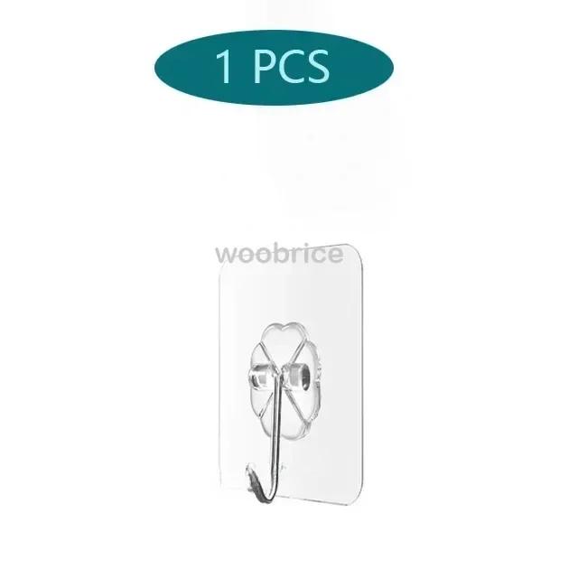 

Прозрачный крючок из нержавеющей стали, прочные самоклеящиеся крючки, вешалка для хранения ключей, многофункциональные крючки для полотенец, для кухни, ванной, двери