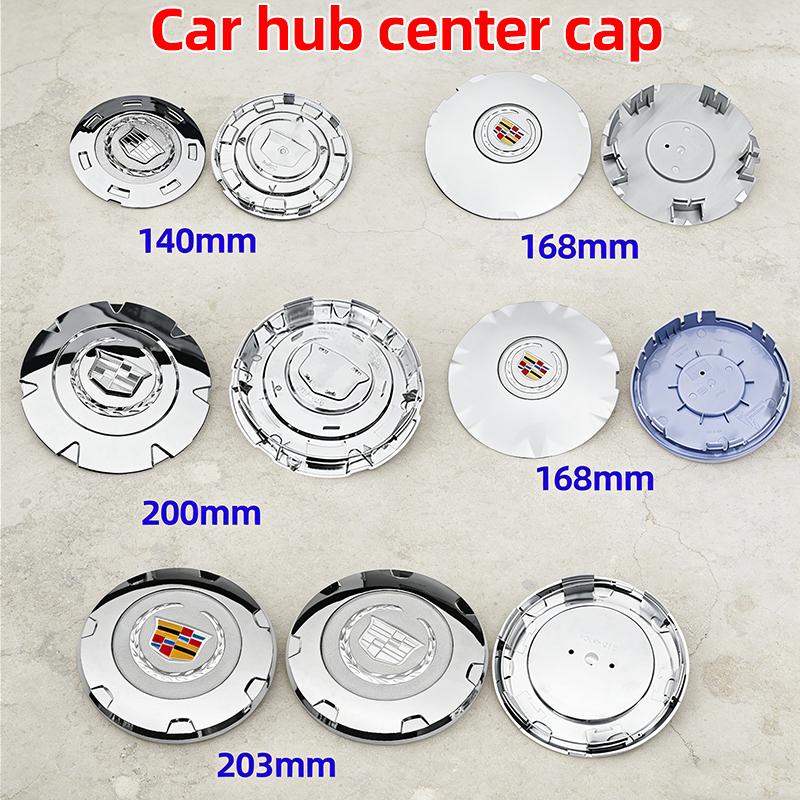 4pcs 140mm 168mm 200mm 203mm Car Wheel Center Caps Hub Cover Emblem For Escalade SRX 9595473 9596479 9597286 20159599024 9597489