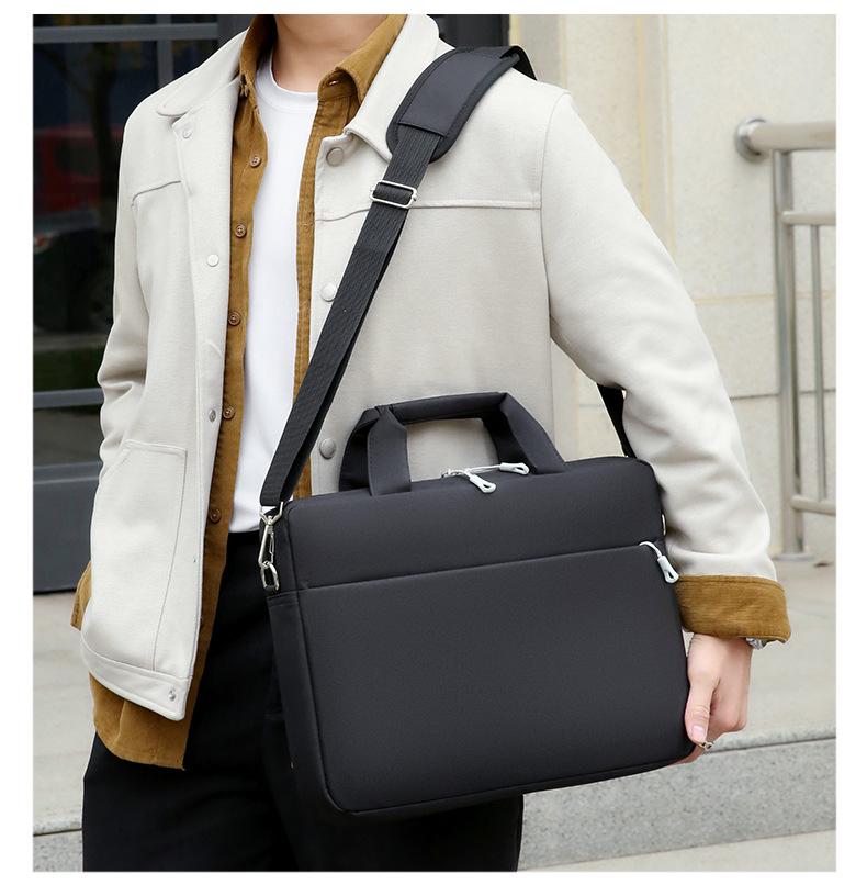 15.6" Business Laptop Bag | Unisex Handheld & Crossbody Shoulder Bag | Custom Logo Printing Available