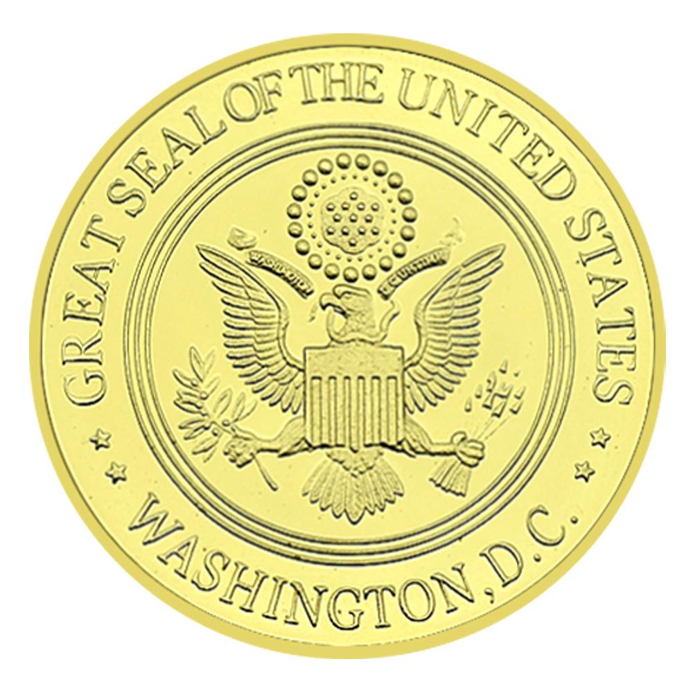 US Military Army Guard Gold Coin Collection Freedom Challenge Medal Military Belief Collection Souvenir