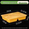 Thickened Disposable Bento Box with Five Compartments