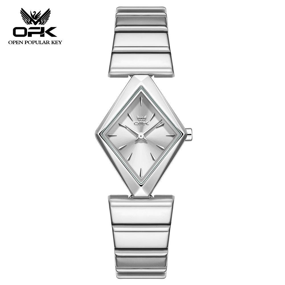 OPK Women's Waterproof Quartz Rhombus Fashion Watch