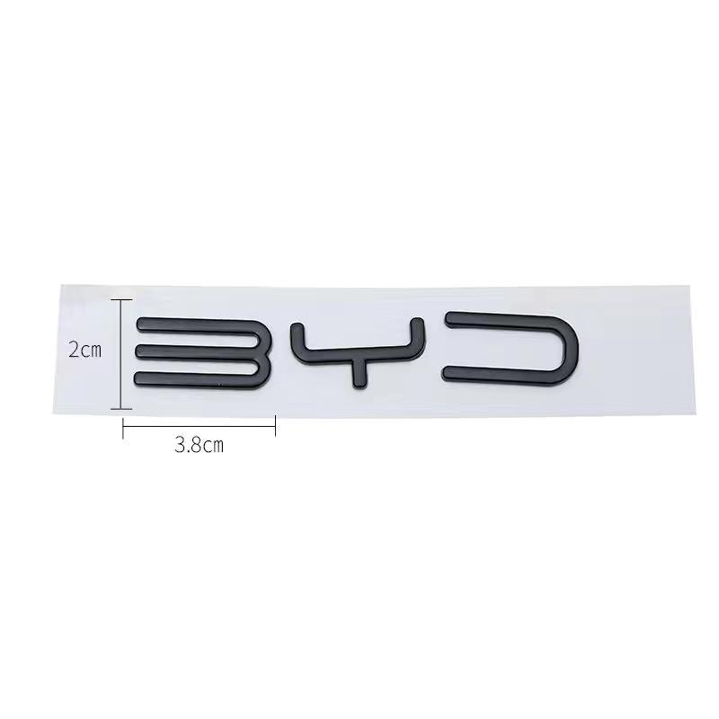 

3D Metal Build Your Dreams Letter Word Logo Emblem Badge Car Rear Trunk Decal Sticker For BYD Han Song Tang Qin PLUS Atto 3 S6