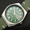 VINTAGE SEIKO AUTOMATIC JAPAN 6309A MENS GREEN COLOR DIAL WATCH A701301-5 R206a-a701301