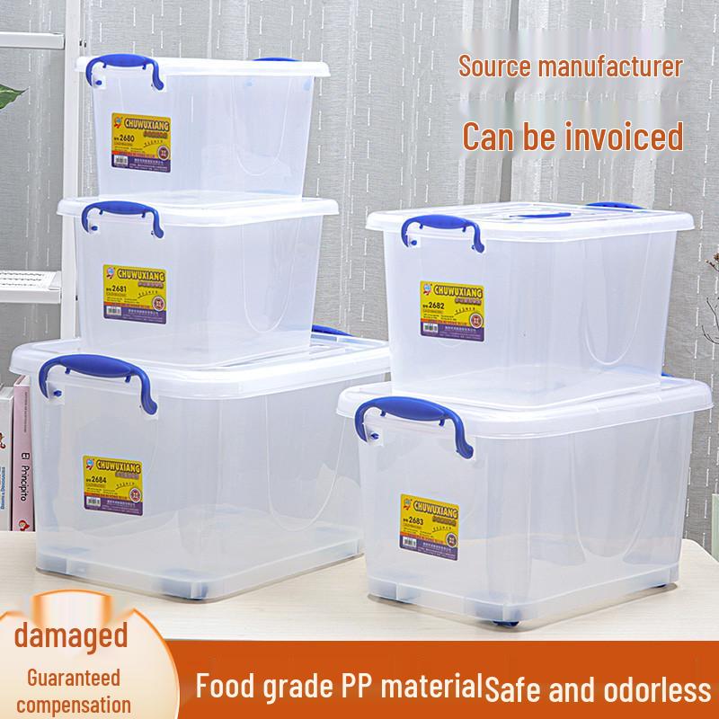 Clear Storage Box, Extra Large - Multifunctional Organizer for Clothes, Toys, Quilts, and More