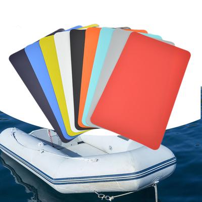 2Pcs Waterproof PVC Repair Patch Square Rubber Boat Patch Inflatable Boat Repair Tool for Rubber Dinghy Canoe Kayak