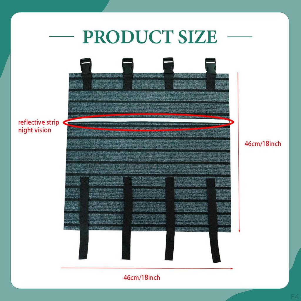 RV Step Cover Accessories Adjustable Carpet
