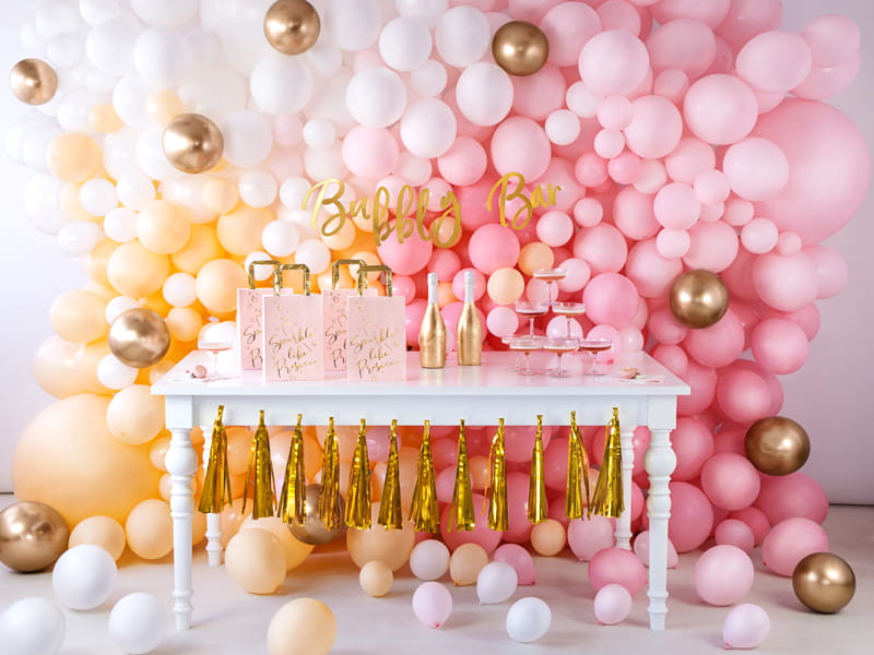 Partydeco Balony Glossy Połysk 30Cm  Kolor Złoty 1 Opakowanie 10 Szt